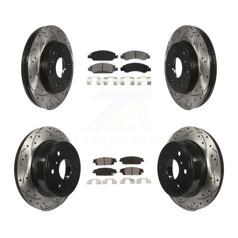 Transit Auto KDS-100180 Disc Brake Kit for 2014-2020 Chevrolet Suburban, Cadillac Escalade and More - Front and Rear