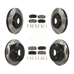 Transit Auto KDS-100182 Disc Brake Kit for 2010-2017 GMC Terrain, Chevrolet Equinox - Front and Rear