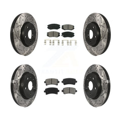 Transit Auto KDS-100183 Disc Brake Kit for 2010-2020 Chevrolet Malibu Limited, Chevrolet Impala and More - Front and Rear