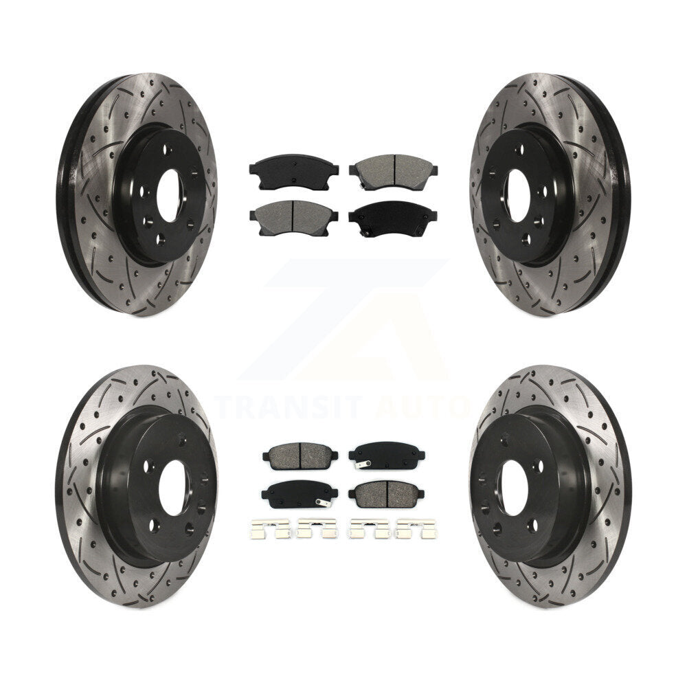 Transit Auto KDS-100184 Disc Brake Kit for 2011-2017 Chevrolet Cruze Limited, Chevrolet Sonic, Chevrolet Cruze - Front and Rear