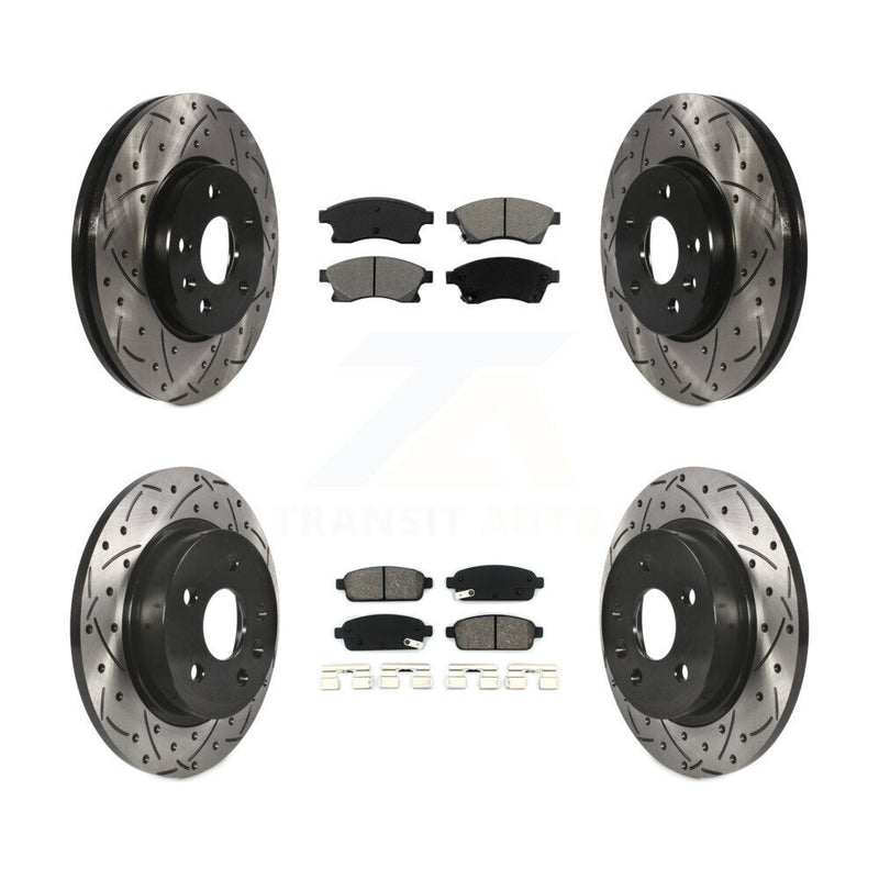 Transit Auto KDS-100184 Disc Brake Kit for 2011-2017 Chevrolet Cruze Limited, Chevrolet Sonic, Chevrolet Cruze - Front and Rear