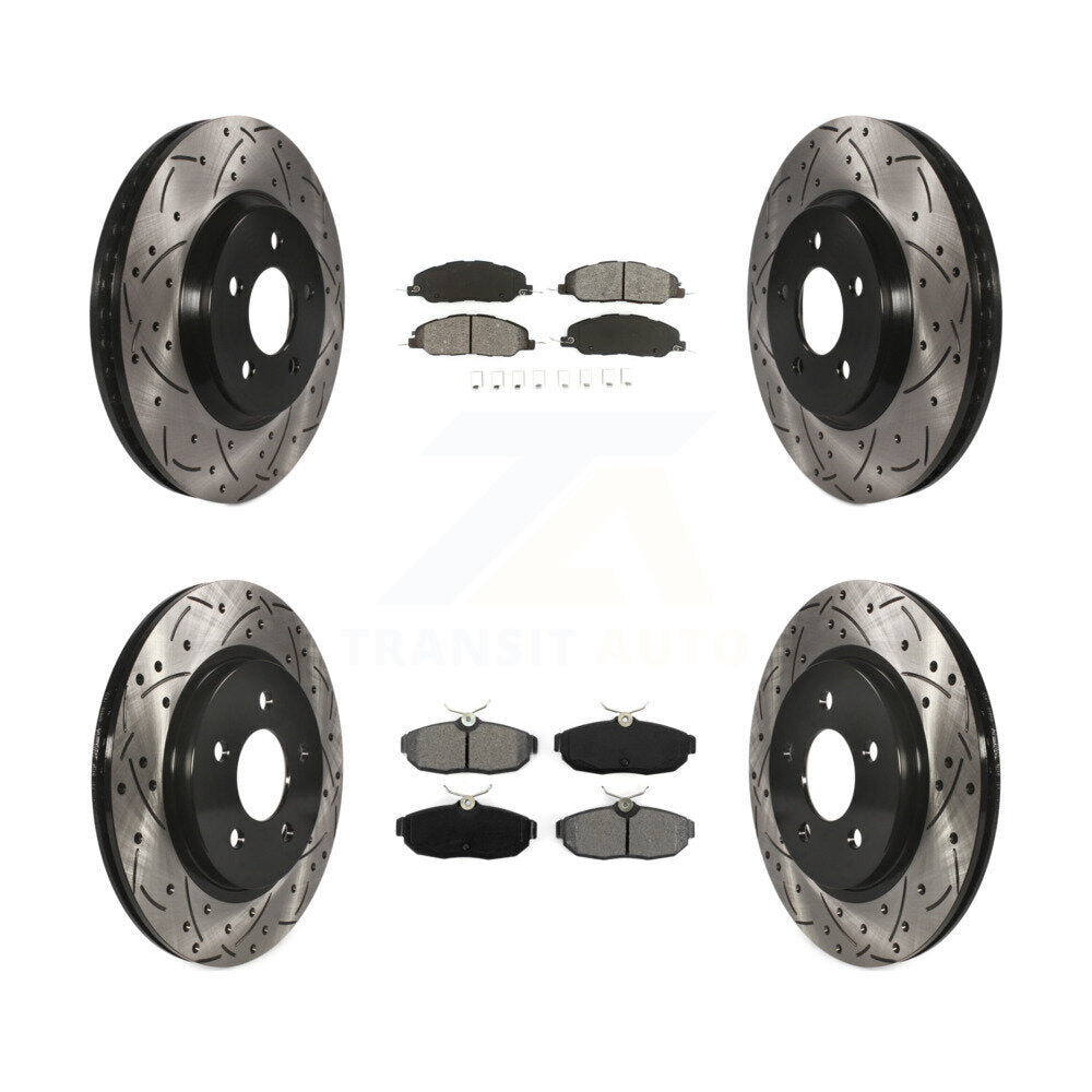 Transit Auto KDS-100197 Disc Brake Kit for 2005-2010 Ford Mustang - Front and Rear