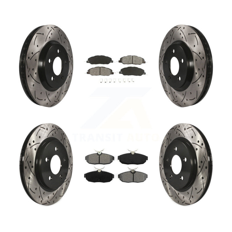 Transit Auto KDS-100197 Disc Brake Kit for 2005-2010 Ford Mustang - Front and Rear