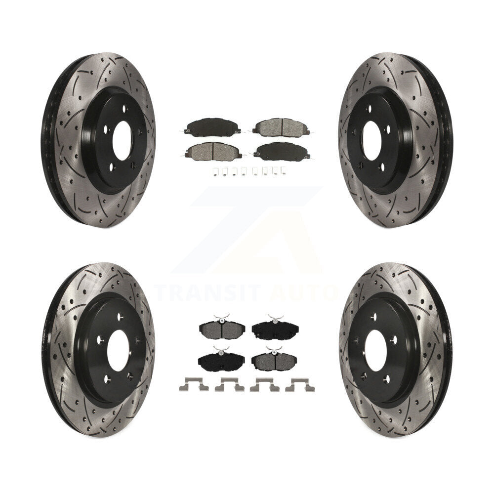 Transit Auto KDS-100198 Disc Brake Kit for 2011-2014 Ford Mustang - Front and Rear