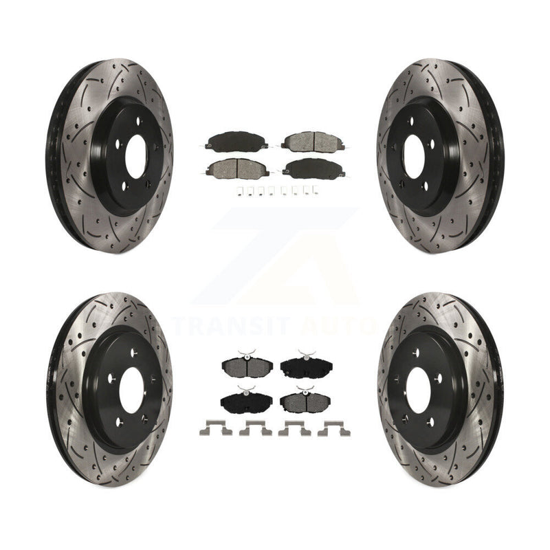 Transit Auto KDS-100198 Disc Brake Kit for 2011-2014 Ford Mustang - Front and Rear