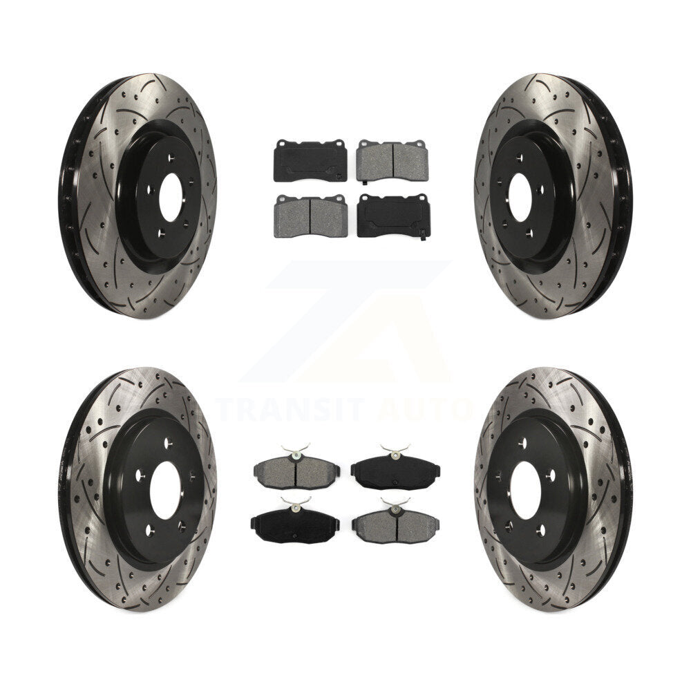 Transit Auto KDS-100199 Disc Brake Kit for 2007-2011 Ford Mustang - Front and Rear