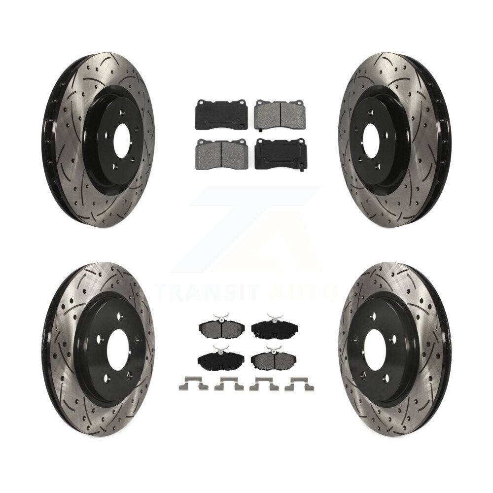 Transit Auto KDS-100200 Disc Brake Kit for 2011-2013 Ford Mustang - Front and Rear