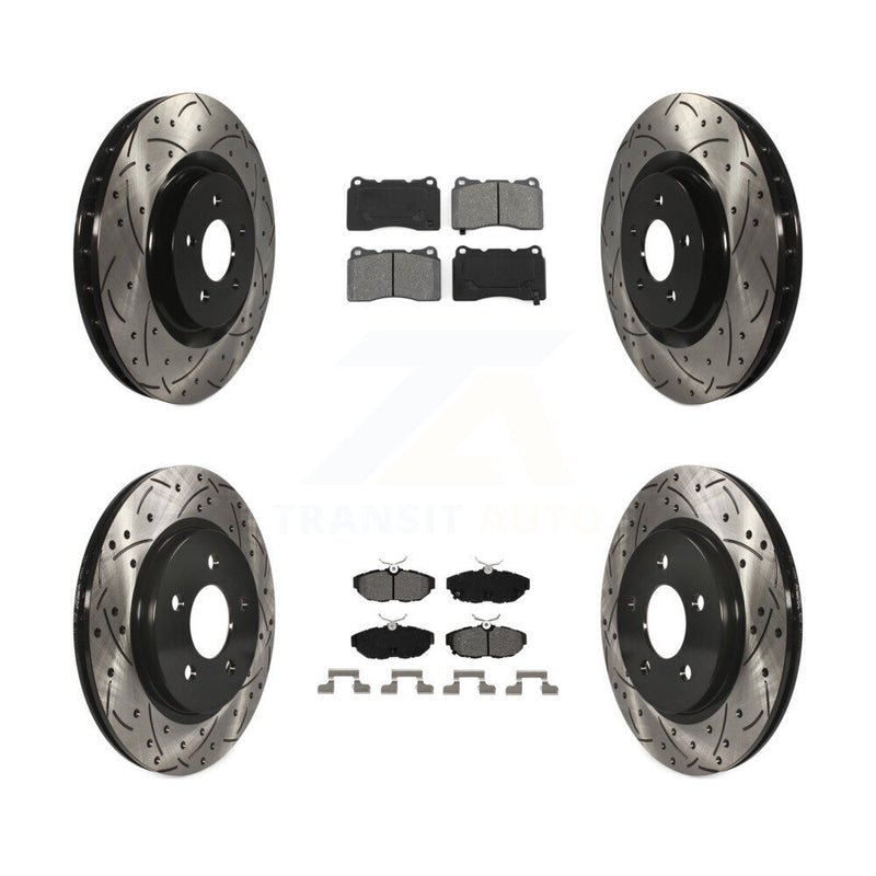 Transit Auto KDS-100200 Disc Brake Kit for 2011-2013 Ford Mustang - Front and Rear
