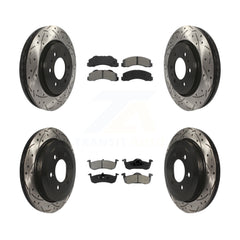 Transit Auto KDS-100203 Disc Brake Kit for 2010-2017 Ford Expedition, Lincoln Navigator - Front and Rear