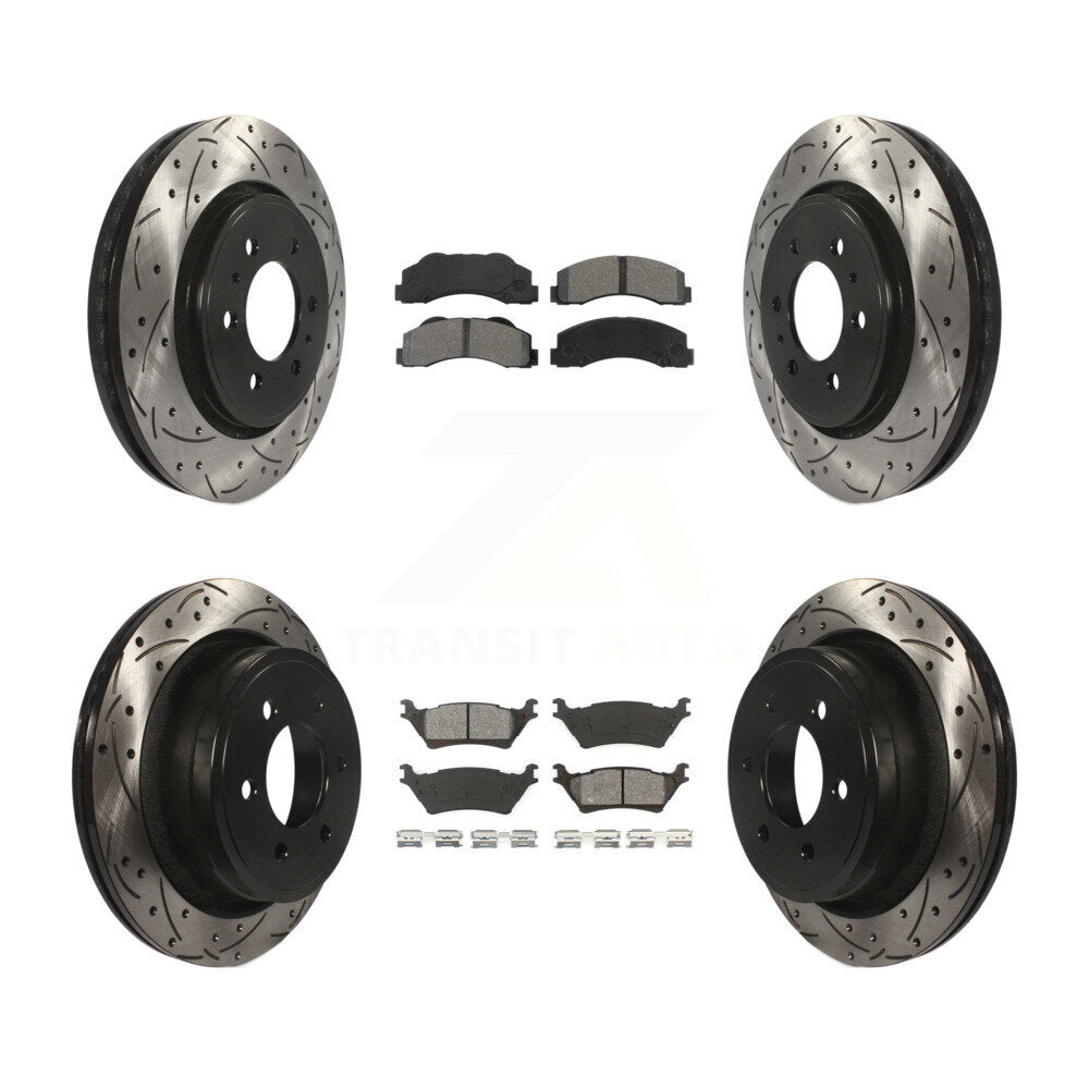 Transit Auto KDS-100204 Disc Brake Kit for 2012-2017 Ford F-150 - Front and Rear