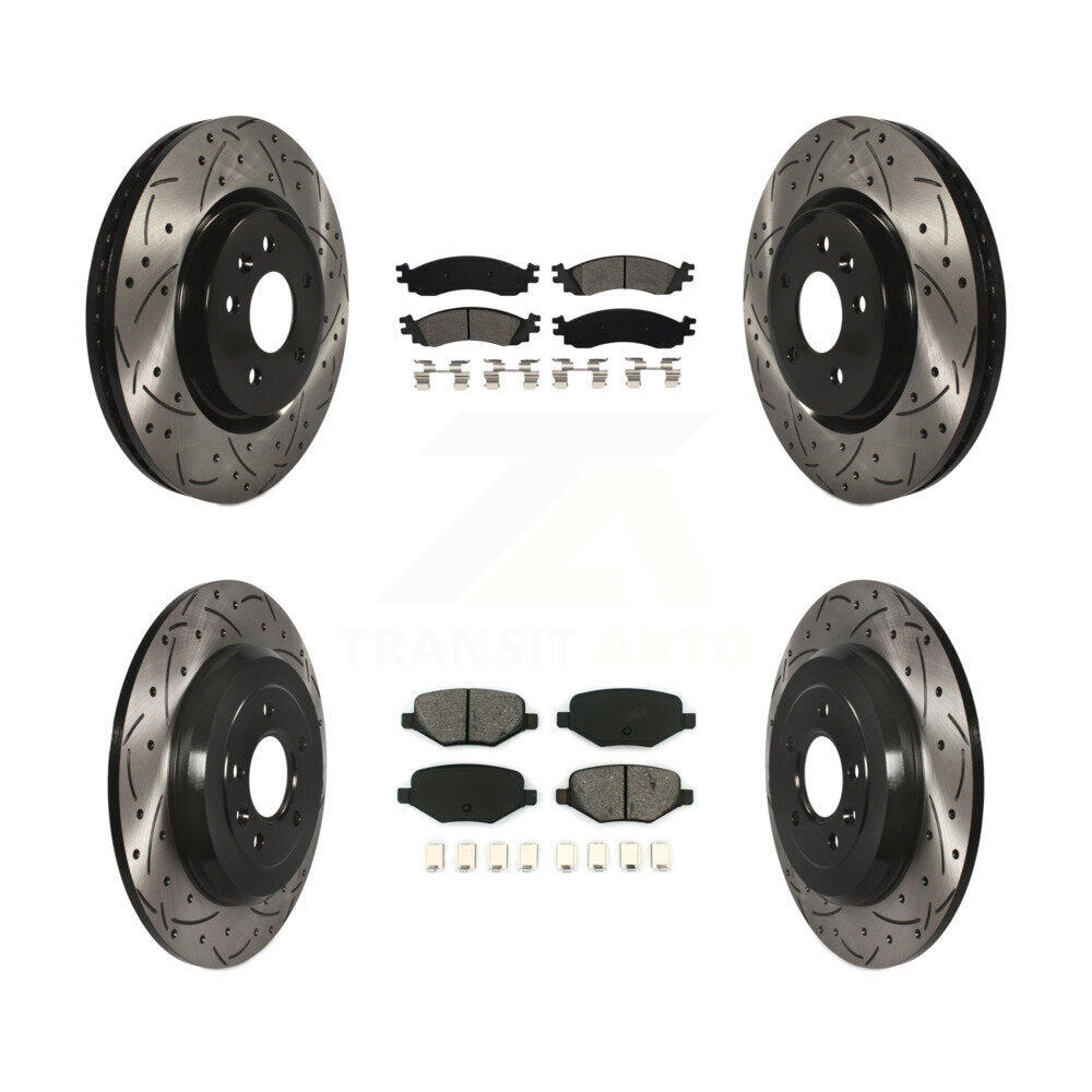 Transit Auto KDS-100205 Disc Brake Kit for 2010-2012 Ford Taurus - Front and Rear