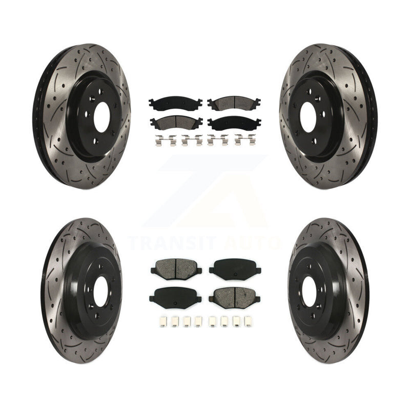 Transit Auto KDS-100205 Disc Brake Kit for 2010-2012 Ford Taurus - Front and Rear