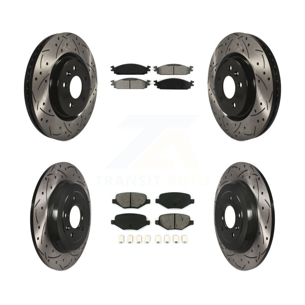 Transit Auto KDS-100206 Disc Brake Kit for 2009-2010 Lincoln MKS - Front and Rear