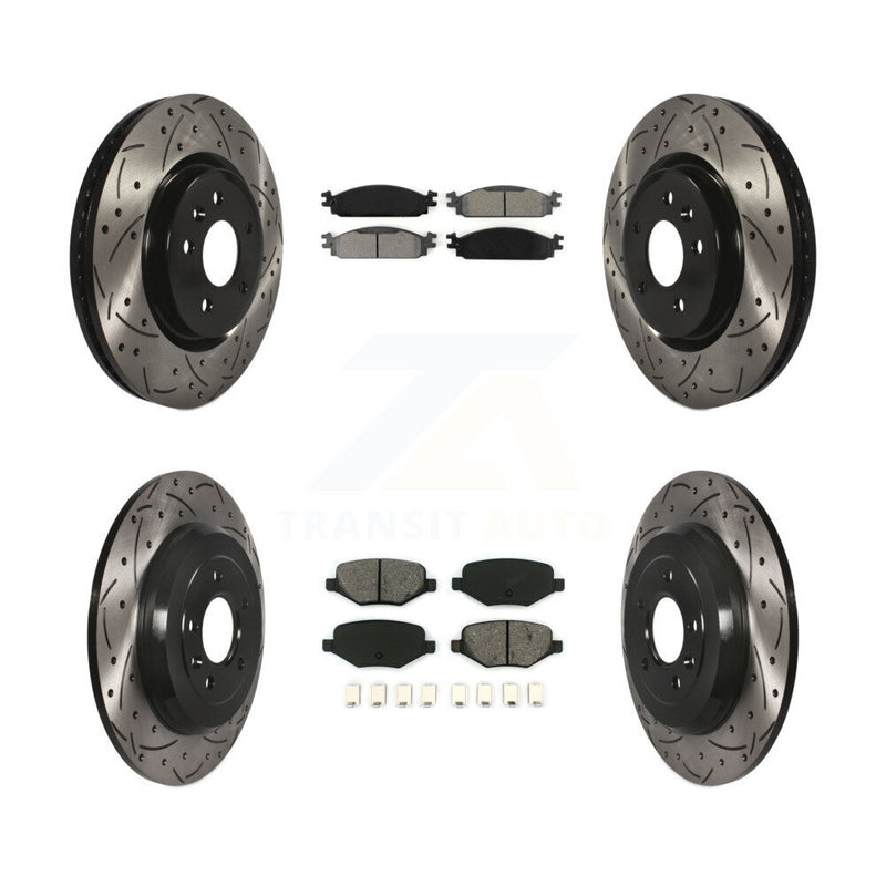 Transit Auto KDS-100206 Disc Brake Kit for 2009-2010 Lincoln MKS - Front and Rear