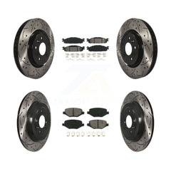 Transit Auto KDS-100207 Disc Brake Kit for 2009-2019 Ford Explorer, Ford Flex and More - Front and Rear