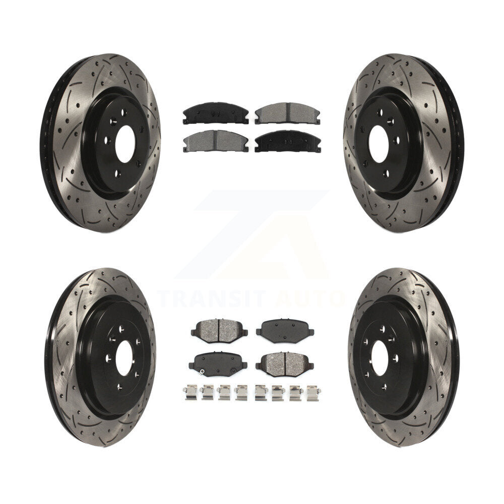 Transit Auto KDS-100209 Disc Brake Kit for 2013 Ford Explorer - Front and Rear