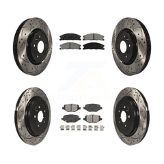 Transit Auto KDS-100209 Disc Brake Kit for 2013 Ford Explorer - Front and Rear