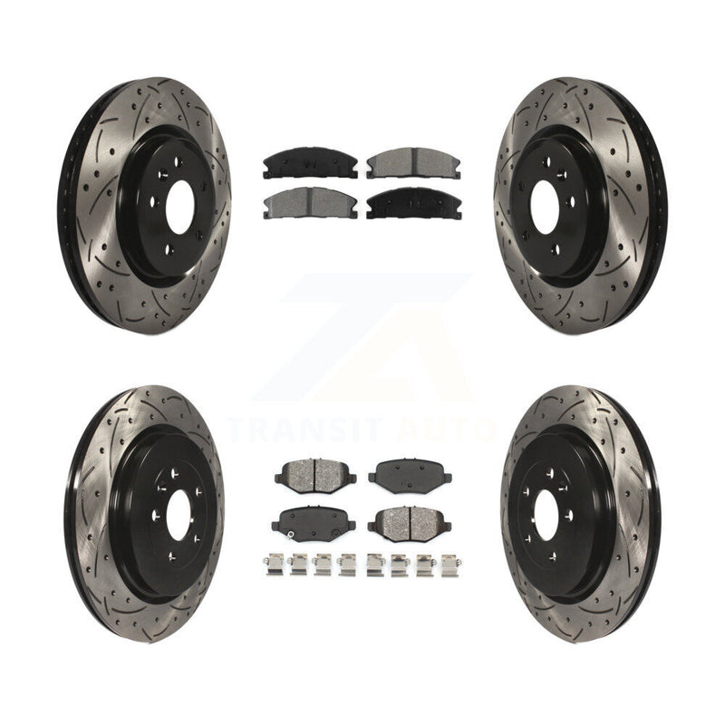 Transit Auto KDS-100209 Disc Brake Kit for 2013 Ford Explorer - Front and Rear