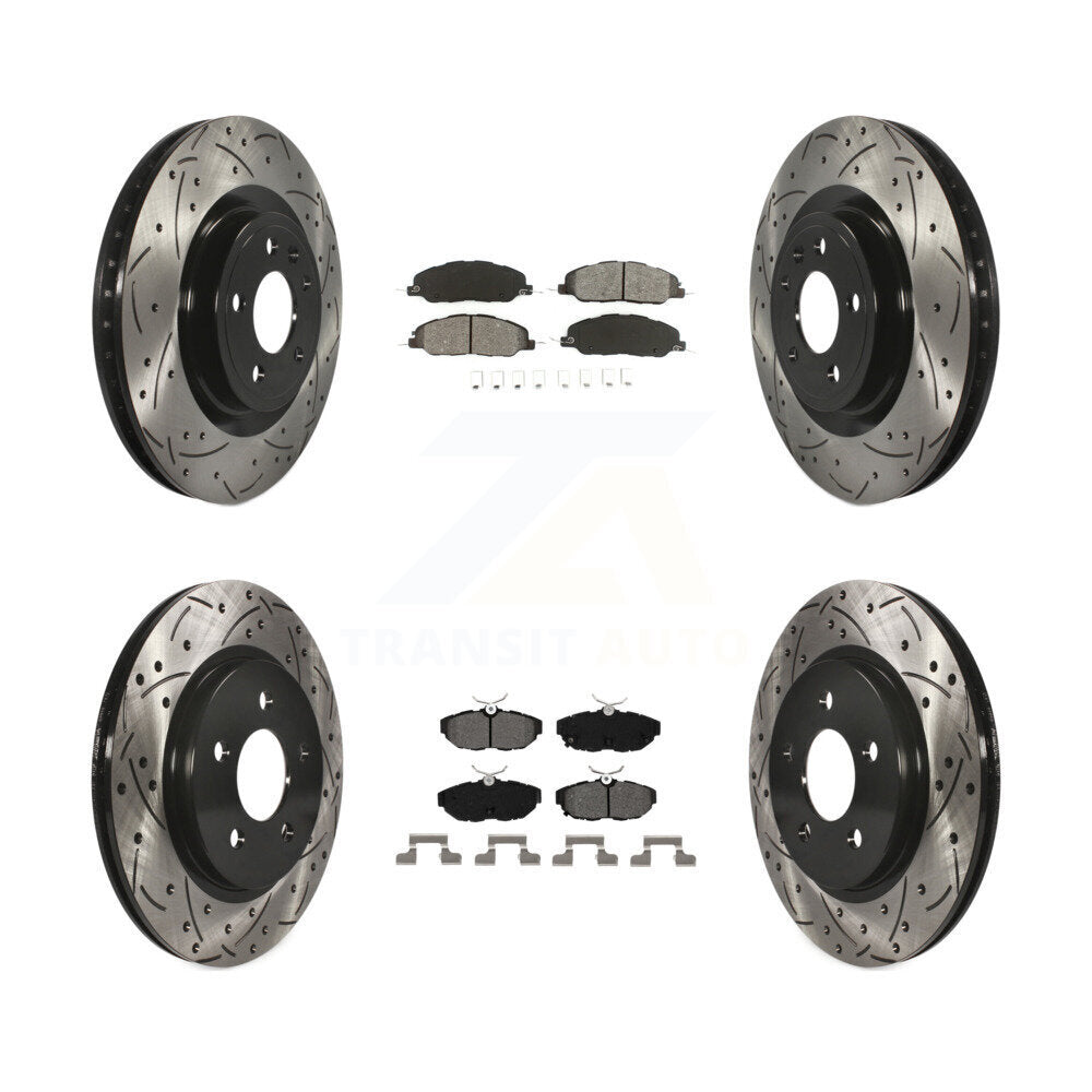 Transit Auto KDS-100212 Disc Brake Kit for 2011-2014 Ford Mustang - Front and Rear