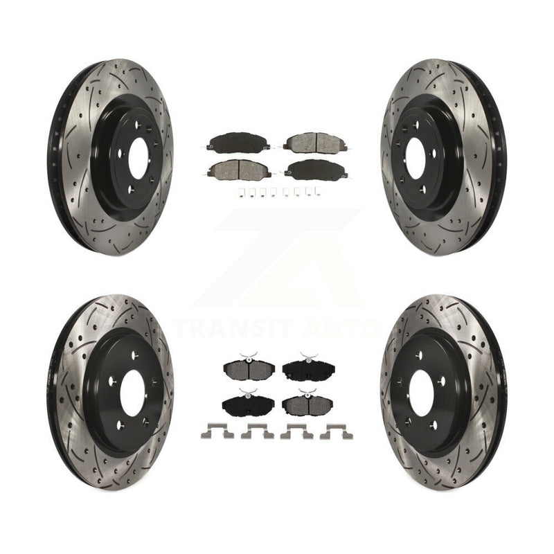 Transit Auto KDS-100212 Disc Brake Kit for 2011-2014 Ford Mustang - Front and Rear