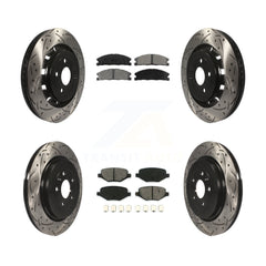 Transit Auto KDS-100216 Disc Brake Kit for 2012-2019 Ford Taurus, Lincoln MKT and More - Front and Rear