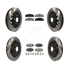 Transit Auto KDS-100217 Disc Brake Kit for 2012-2019 Ford Taurus, Ford Explorer and More - Front and Rear