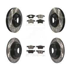 Transit Auto KDS-100218 Disc Brake Kit for 2013-2020 Ford Fusion, Lincoln MKZ - Front and Rear