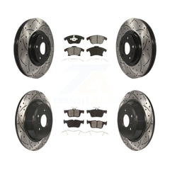 Transit Auto KDS-100219 Disc Brake Kit for 2013-2018 Ford Fusion, Lincoln MKZ - Front and Rear