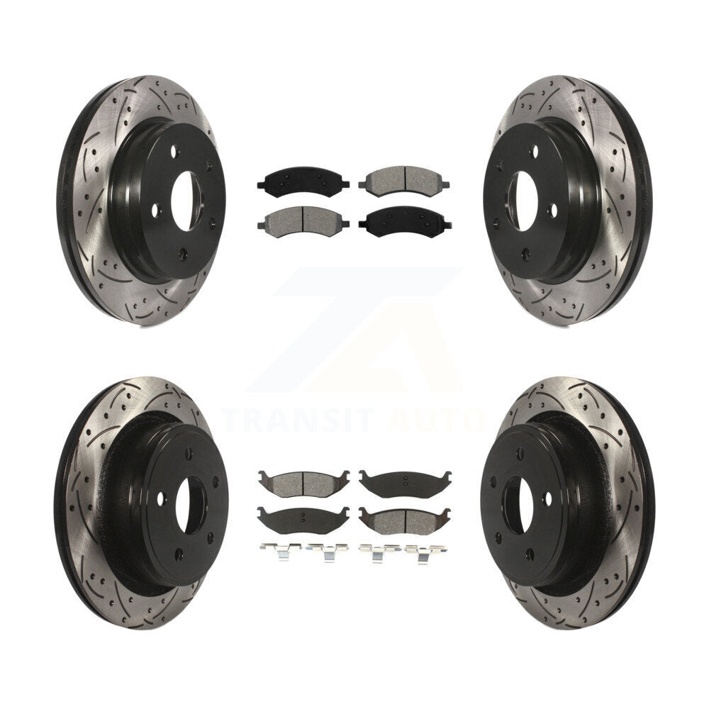 Transit Auto KDS-100223 Disc Brake Kit for 2006-2023 Ram 1500 Classic, Ram 1500 and More - Front and Rear