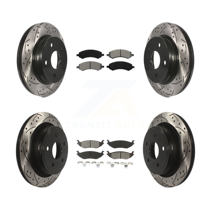 Transit Auto KDS-100223 Disc Brake Kit for 2006-2023 Ram 1500 Classic, Ram 1500 and More - Front and Rear