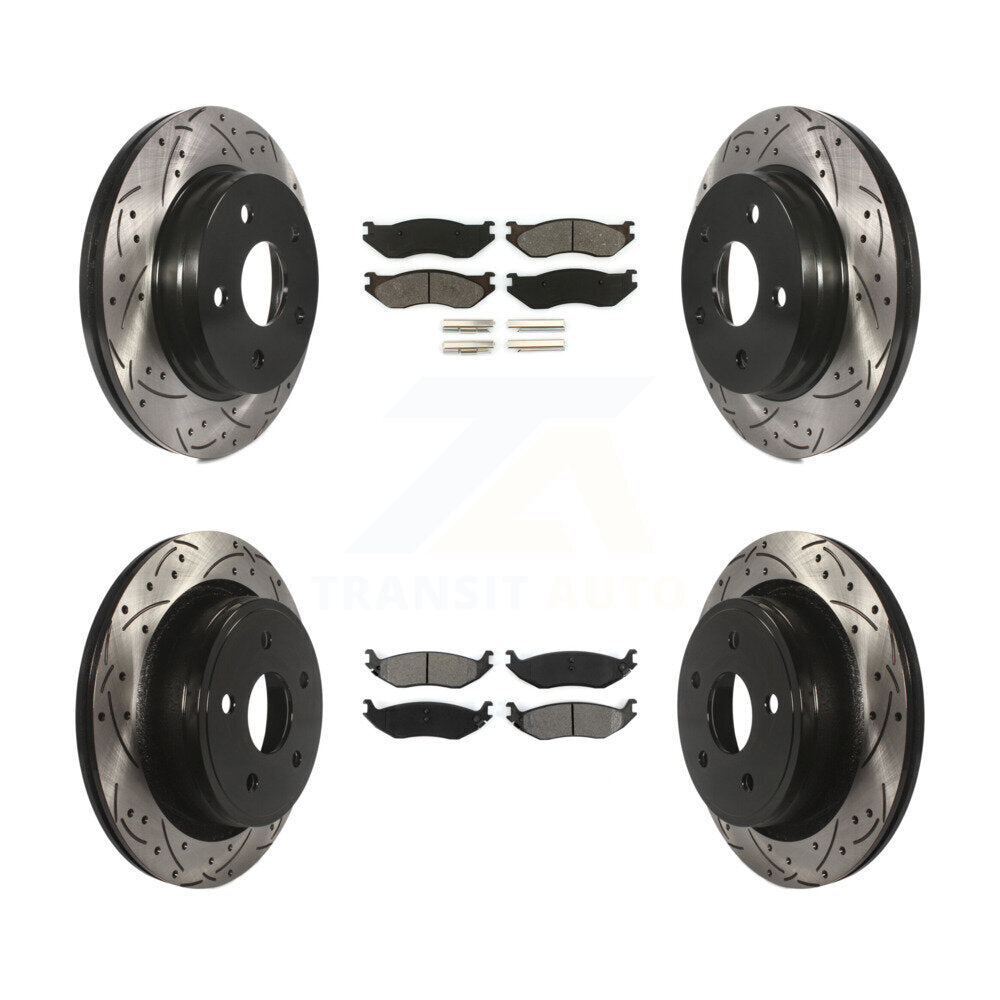 Transit Auto KDS-100224 Disc Brake Kit for 2002-2004 Dodge Ram 1500 - Front and Rear