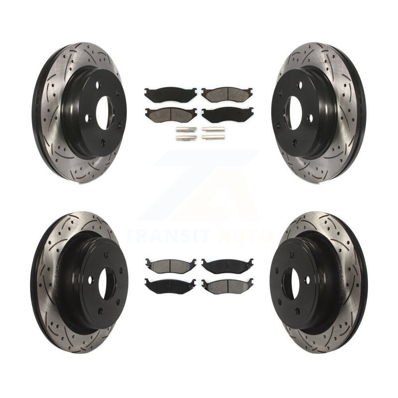 Transit Auto KDS-100224 Disc Brake Kit for 2002-2004 Dodge Ram 1500 - Front and Rear