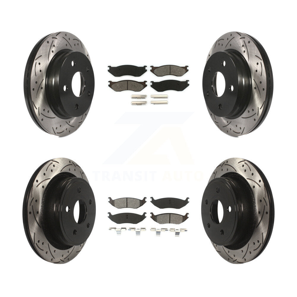 Transit Auto KDS-100225 Disc Brake Kit for 2004-2006 Dodge Ram 1500, Dodge Durango - Front and Rear