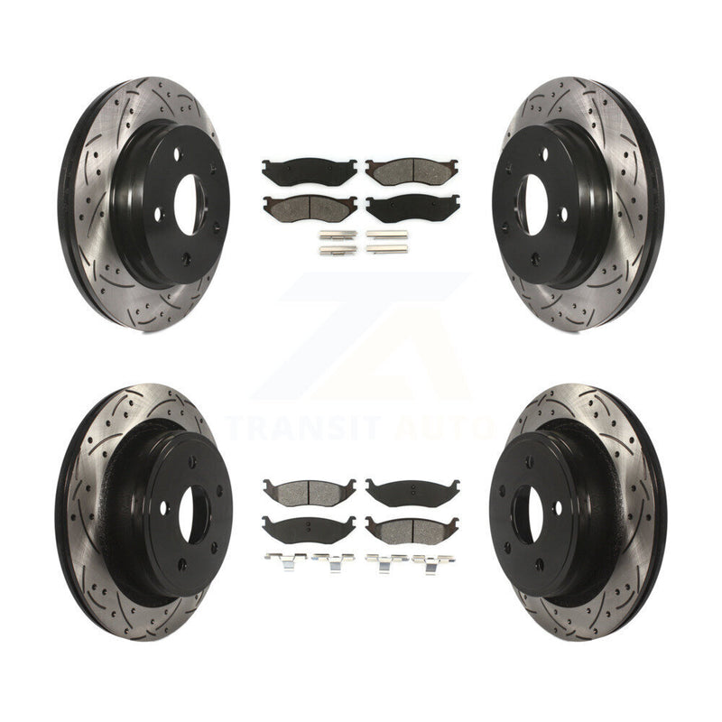 Transit Auto KDS-100225 Disc Brake Kit for 2004-2006 Dodge Ram 1500, Dodge Durango - Front and Rear