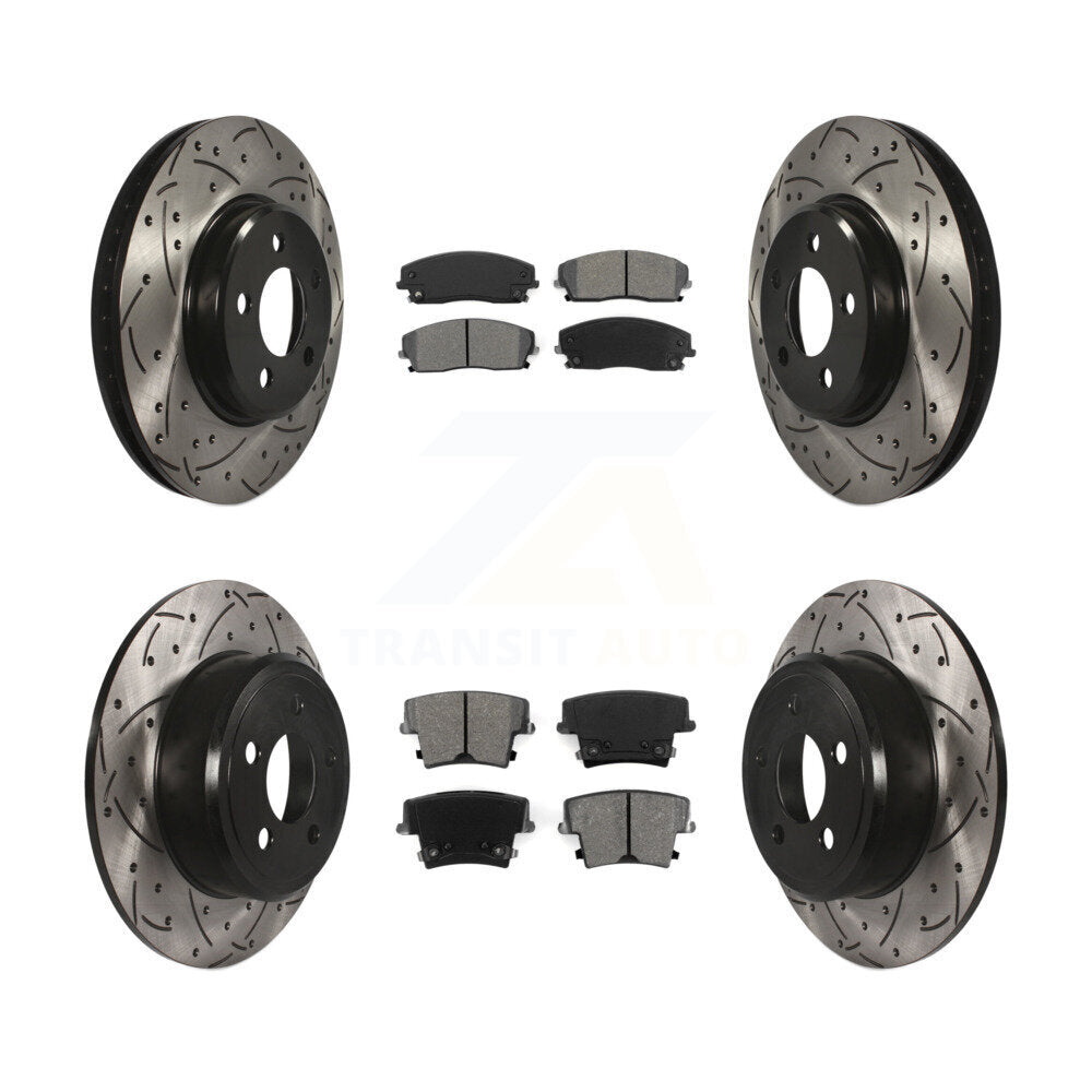 Transit Auto KDS-100226 Disc Brake Kit for 2005-2023 Dodge Charger, Dodge Challenger and More - Front and Rear