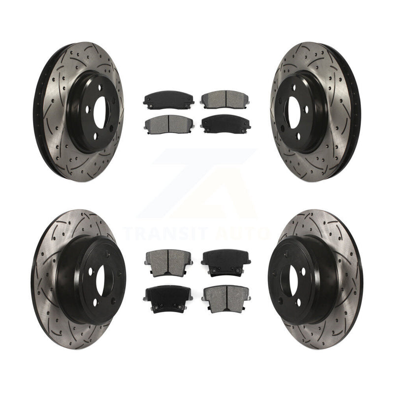 Transit Auto KDS-100226 Disc Brake Kit for 2005-2023 Dodge Charger, Dodge Challenger and More - Front and Rear