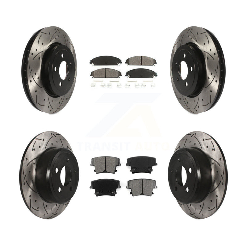 Transit Auto KDS-100228 Disc Brake Kit for 2005-2006 Chrysler 300 - Front and Rear