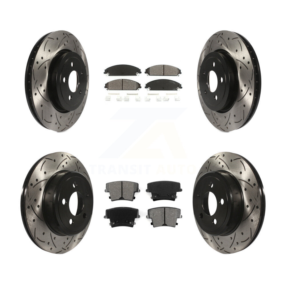 Transit Auto KDS-100229 Disc Brake Kit for 2005-2023 Dodge Challenger, Dodge Charger and More - Front and Rear