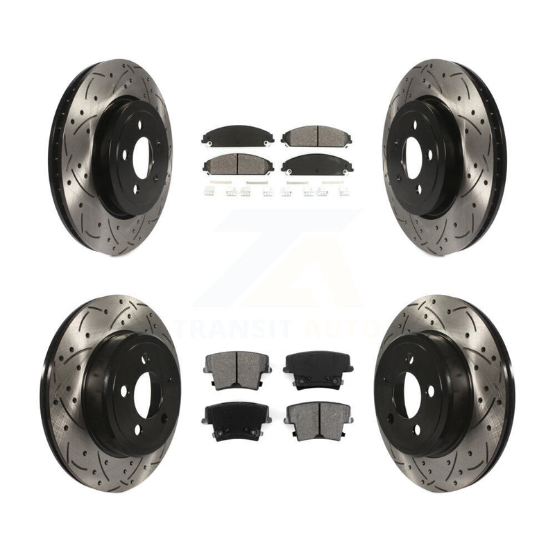 Transit Auto KDS-100229 Disc Brake Kit for 2005-2023 Dodge Challenger, Dodge Charger and More - Front and Rear