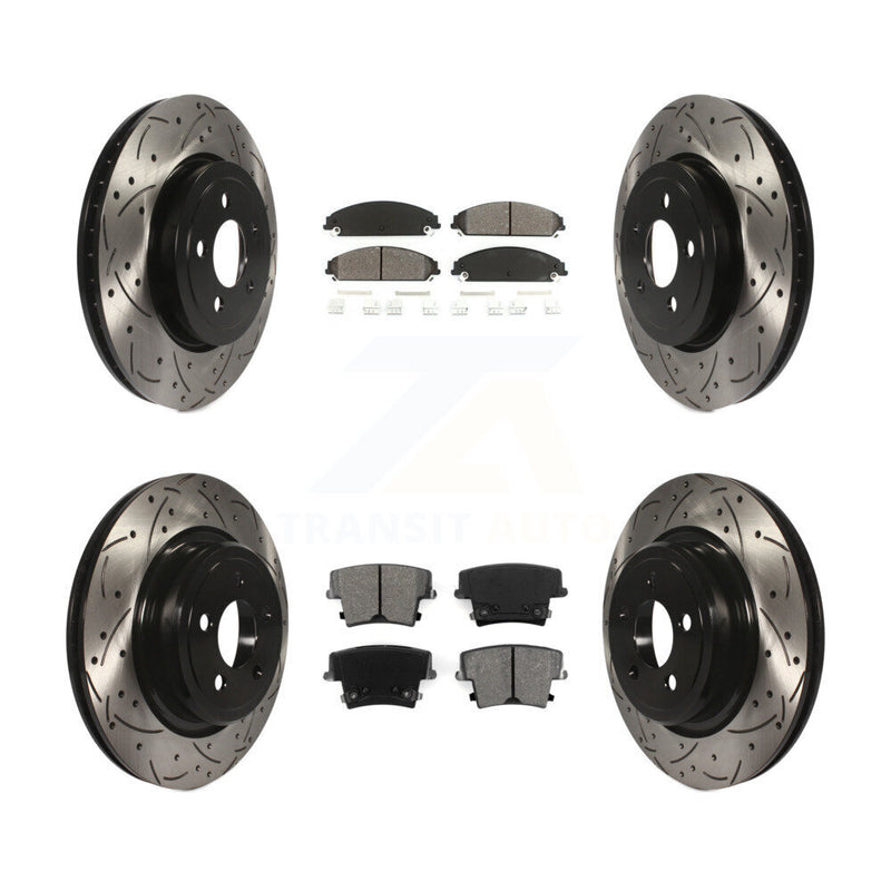 Transit Auto KDS-100230 Disc Brake Kit for 2006-2013 Dodge Charger - Front and Rear