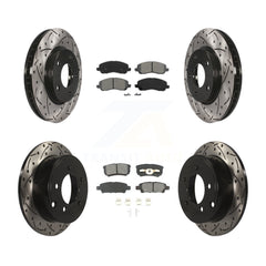 Transit Auto KDS-100231 Disc Brake Kit for 2007-2016 Mitsubishi Lancer, Dodge Caliber - Front and Rear