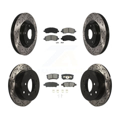 Transit Auto KDS-100233 Disc Brake Kit for 2007-2017 Chrysler 200, Dodge Caliber and More - Front and Rear