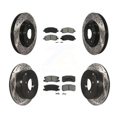 Transit Auto KDS-100236 Disc Brake Kit for 2007-2013 Mitsubishi Outlander - Front and Rear