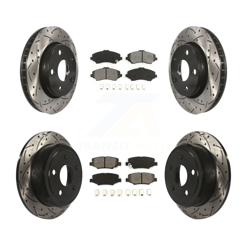 Transit Auto KDS-100238 Disc Brake Kit for 2007-2017 Jeep Wrangler - Front and Rear