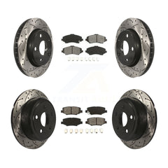 Transit Auto KDS-100238 Disc Brake Kit for 2007-2017 Jeep Wrangler - Front and Rear