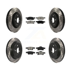 Transit Auto KDS-100242 Disc Brake Kit for 2022 Jeep Grand Cherokee WK - Front and Rear