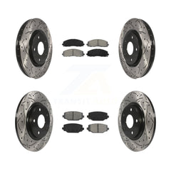 Transit Auto KDS-100243 Disc Brake Kit for 2012-2020 Dodge Grand Caravan, Dodge Journey and More - Front and Rear