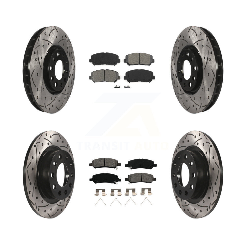 Transit Auto KDS-100244 Disc Brake Kit for 2013-2016 Dodge Dart - Front and Rear