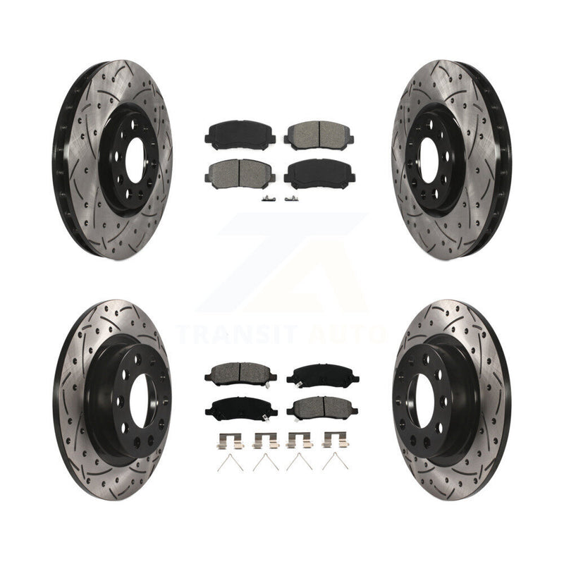 Transit Auto KDS-100244 Disc Brake Kit for 2013-2016 Dodge Dart - Front and Rear