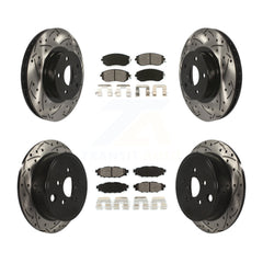 Transit Auto KDS-100245 Disc Brake Kit for 2011 Subaru Impreza - Front and Rear